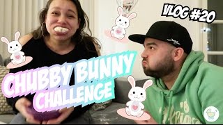 CHUBBY BUNNY CHALLENGE  VLOG 20 ☆ Zwanger van een drieling [upl. by Nyleaj836]