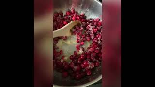 How to Make Cranberry Jam jamrecipe holidayrecipes cranberries [upl. by Saisoj]