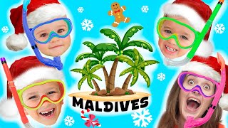 Vlad and Niki celebrate Christmas in the Maldives [upl. by Rodriguez]