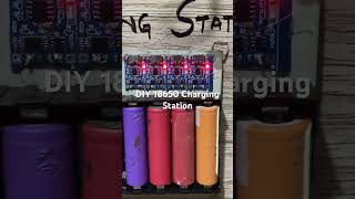 DIY 18650 Battery Charging Station 18650 18650battery 18650batterycharger diy [upl. by Ynamreg]