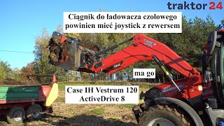 Ciągnik do ładowacza powinien mieć joystick z rewersem jak Case IH Vestrum caseihagriculture [upl. by Ainival]