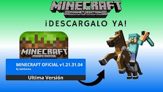 ✅DESCARGAR MINECRAFT VERSION 1213104 APK  ANDROID PARCHE ULTIMA VERSION [upl. by Cristal]