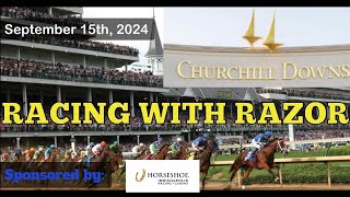 LIVE Horse Racing Handicapping  Churchill Downs  Belmont at the Big A  Woodbine  Sun Sept 15th [upl. by Wavell]