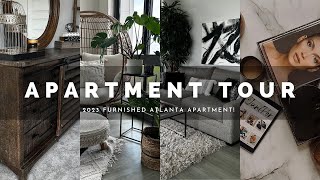 2023 MIDTOWN ATLANTA FURNISHED APARTMENT TOUR  AFFORDABLE HOME DECOR [upl. by Seiber]