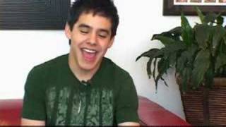 Peoplecom  David Archuleta Idol Answers Fan Questions [upl. by Nimsaj]