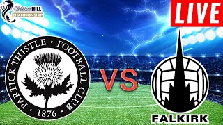 Partick Thistle vs Falkirk Live Score l Scotish Championship 2024 l Full Match [upl. by Dj]