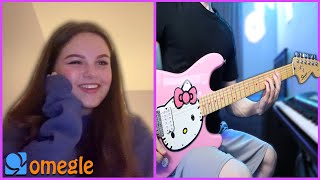 Playing Guitar on Omegle but I pretend Im a beginner 2 [upl. by Kovacs467]