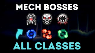 How to Beat Terrarias Mech Bosses for Every Class in Terraria [upl. by Egdamlat]