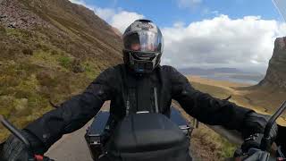 Bealach na Bà Applecross Pass by motorcycle [upl. by Eimmat939]