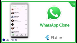 Designing a WhatsApp Clone Chat Screen Using Flutter  UI Tutorial 01 [upl. by Patt]