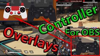 How to add controller overlay to stream using obs [upl. by Ezaria]