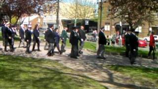 Ypres Memorial 2010  Marching Away from the Cenotaph [upl. by Stauder]