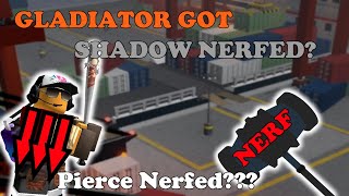 Gladiator Got SHADOW NERFED Lower Pierce  Tower Defense Simulator [upl. by Ihtak32]