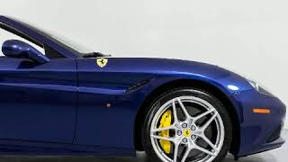 2017 Ferrari California Convertible  Blu Tour De France  Ferrari of San Francisco  SC6259 [upl. by Iblehs]