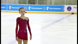 Дарья Усачёва ПП Daria Usacheva FS Открытое Первенство Москвы 2018 [upl. by Ez]