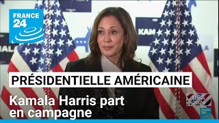 Présidentielle américaine  Kamala Harris part en campagne • FRANCE 24 [upl. by Mcclary]