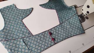 Elevate Your Style Gorgeous Piping Patchwork Blouse Patterns [upl. by Mychael]