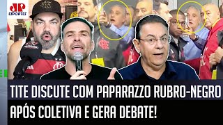 TRETA Tite e Paparazzo RubroNegro BATEM BOCA após ELIMINAÇÃO do Flamengo e PROVOCAM DEBATE [upl. by Cioffred]