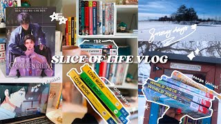 📚❄️ A mostly bookish slice of life vlog  books books more books amp cozy hobbies ❄️📚 [upl. by Acissej]