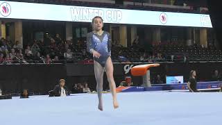 Isabella Anzola  Floor Exercise  2023 Winter Cup  Junior Women [upl. by Furey]