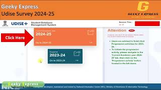 How to Promote Students on Udise 202425  Udise  GeekyExpress  Udise  StudentData  SDMIS [upl. by Joeann163]