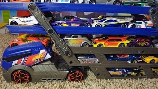 Hot Wheels City Turbo Hauler  Unboxing and Demonstration [upl. by Elaweda67]