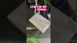 Difference between 24 amp 5GHz frequency in WiFi [upl. by Eilagam]