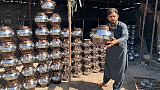 How is Afghanistan’s famous pressure cooker made from engine block at Ahmed Shah Mohsinzada factory [upl. by Gusty]