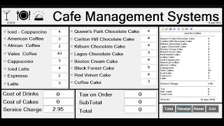 How to Create Cafe Management Systems in Visual BasicNet  Tutorial 2 [upl. by Joey]