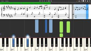 Poets of the Fall  Sleep  Piano tutorial and cover Sheets  MIDI [upl. by Meunier]