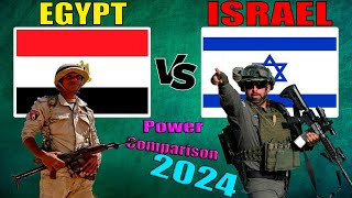 Egypt vs Israel Military Power Comparison 2024  Israel vs Egypt Military Power 2024 [upl. by Ariada]