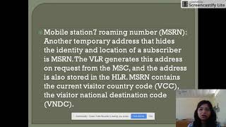 GSM Localization Calling and Handover Part 1 by Priya Jain [upl. by Zahavi]