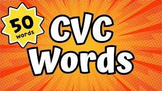 CVC Words Reading Practice  Phonics for Kids cvcwords [upl. by Erv658]