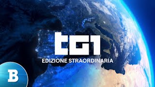 Sigla TG1 Edizione Straordinaria [upl. by Ytsrik]