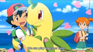 Bayleef meets Ash after a long in Aim to be a Pokemon master episode 7 [upl. by Filia]