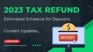 2023 Tax Refund Schedule  When Do I Get My Refund [upl. by Kentigera]