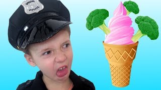 Do you like broccoli ice cream   More Nursery Rhymes by Ulya [upl. by Alehcim]