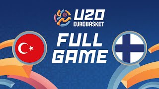 Group Phase  Türkiye v Finland  Full Basketball Game  FIBA U20 Womens EuroBasket 2024 [upl. by Meehar]