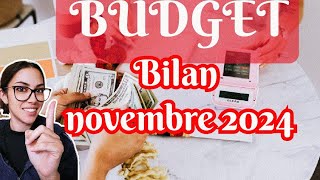 💶 Bilan BUDGETAIRE de novembre 2024 par la méthode des enveloppes  plus de 400 € d’économies 💰 [upl. by Buine516]