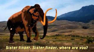 Animal Finger Family  Ice Age Family 3D for Kids  Finger Family Mammoth Family Nursery Rhyme [upl. by Nollaf]