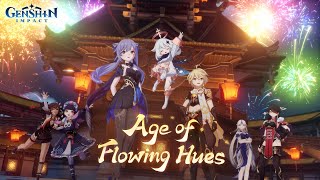 Fleeting Colors in Flight Event Cutscene Animation quotAge of Flowing Huesquot  Genshin Impact [upl. by Anivlac789]