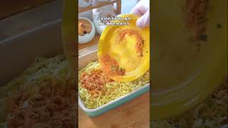 Put instant noodles in the air fryer to make homemade crispy noodles Crispy noodles Air fryer [upl. by Rolyat]