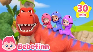 Meet TRex and Other Dinosaur FriendsㅣBebefinn Best SongsㅣNursery Rhymes for Kids [upl. by Kern]