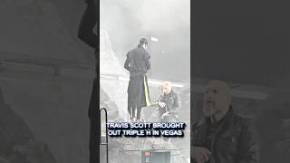 No way TravisScott brought out TRIPLE H 🤯 [upl. by Daven463]