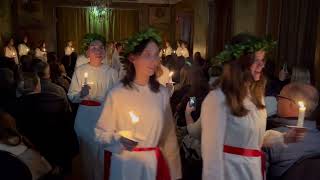 Luciatåg 2022 Västgöta Nations Damkör VGDK  Sankta Lucia [upl. by Ellennaj546]