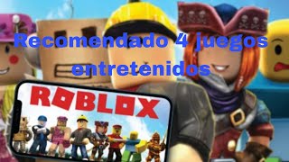 recomendado 4 juegos de Roblox cuando estés aburrido o no sepas que jugar en Robloxroblox [upl. by Nalla]