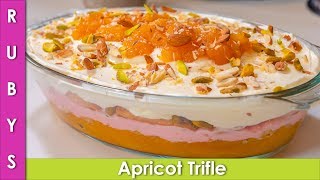 Apricot Trifle Khubani ka Meetha Recipe in Urdu Hindi  RKK [upl. by Htebharas]