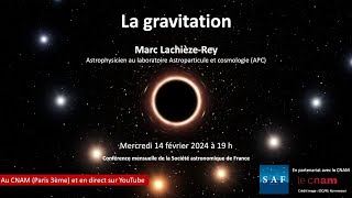 Conférence quotLa gravitationquot [upl. by Egwan784]