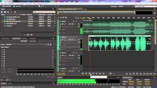 ADOBE AUDITION  Ses Ekleme KesmeBirleştirme [upl. by Natividad]