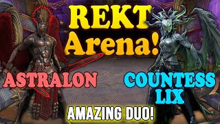 REKT Arena  Countess Lix and Astralon  Raid Shadow Legends Raid RaidRPG RaidShadowLegends [upl. by Atlanta]